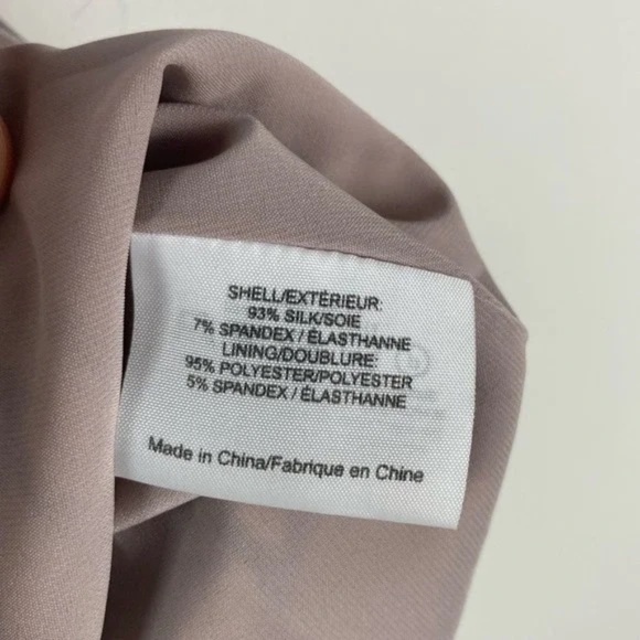 Tory Burch Navy and Cream Silk Shift Dress Size 6 - Picture 7 of 7